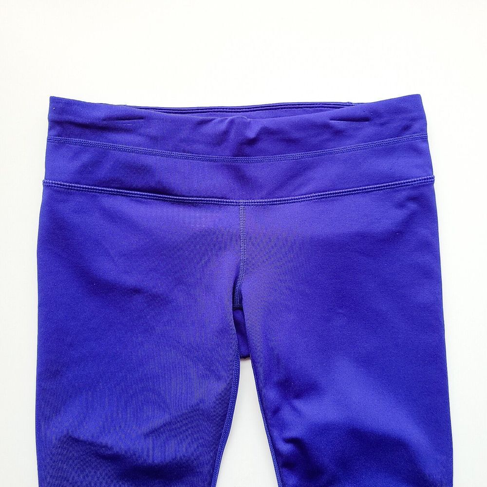 Athleta Sonar Capri Athletic Leggings Womens S Violet/Blue Gym Yoga - Picture 4 of 7